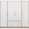 Obrazek Szafa Smart SR1 200 cm dąb sonoma/biały