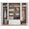 Obrazek Szafa Smart SR1 200 cm dąb sonoma/biały
