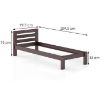 Obrazek Łóżko Sosna LK127–90x200 orzech
