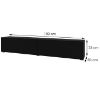 Obrazek Szafka RTV 2kl Ava 40 czarny onyx/wotan
