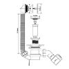 Obrazek Syfon wannowy HC2600CL