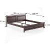 Obrazek Łóżko Sosna LK104–180x200 orzech 