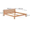 Obrazek Łóżko Sosna LK105–180x200 olcha 
