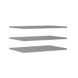 Obrazek Półki 3 szt. do szafy Malani 200 grafit