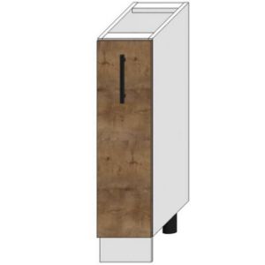 Obrazek Szafka Kuchenna Bono D20 Cargo + Kosz Dąb Lefkas/Biały