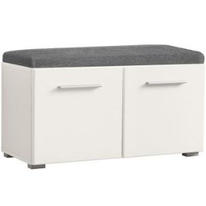 Obrazek Szafka na buty Beny 2d Biały/Biały Połysk 11008567