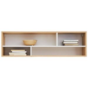 Obrazek Półka Pixel Px12 Dąb biszkoptowy/biały lux/szary