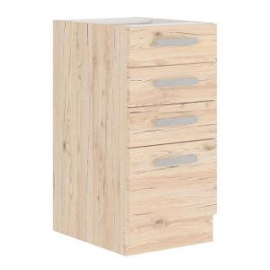 Obrazek Szafka kuchenna Karolina dąb bordeaux 40D4S BB