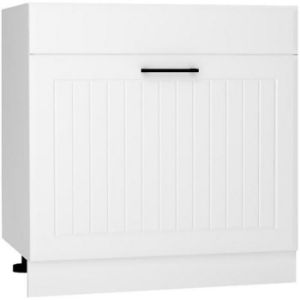 Obrazek Szafka Kuchenna Irma D80zl S/1 Zasl Biały Groszek Mat