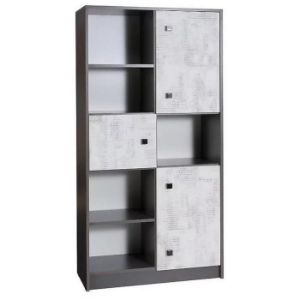 Obrazek Regał Tommy 7 grafit/enigma 