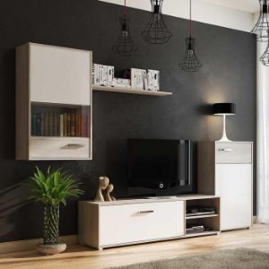 Obrazek Meblościanka Panama dąb sonoma/biały 