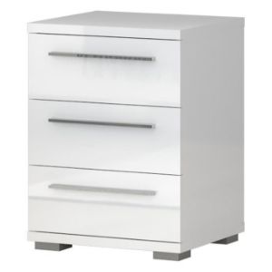 Obrazek Szafka nocna PIANO NS3/PN-70/KA/70 crystal white 