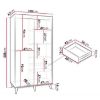 Obrazek Komplet Szuflad (2SZT) 100 sonoma