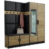 Obrazek Garderoba Roj 21 craft + Madryt 1100 ekoskóra czarna