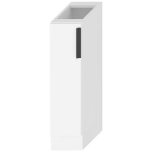 Obrazek Szafka kuchenna Denis d20 cargo + kosz biały satyna mat