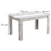Obrazek Stół Domus 135x80 beton 11008800