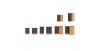 Obrazek Szafka kuchenna STILO grafit mat/artisan 60lo-210 2f