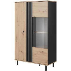 Obrazek  Witryna Niska Madis A Dąb Artisan/Antracyt 