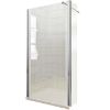 Obrazek Ścianka WALK-IN Leaf 90+30x195 profil chrom