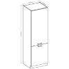 Obrazek Szafka kuchenna Eko White 60DK–210 2F