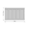 Obrazek Boazeria angielska MDF MODERN