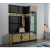 Obrazek Garderoba Roj 20 craft + Madryt 1100 ekoskóra czarna