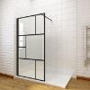 Obrazek Ścianka WALK-IN NOTTE 90X195 czarna