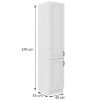 Obrazek Szafka kuchenna STILO biały mat/biały 40dk-210 2f