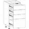 Obrazek Szafka kuchenna Gardena D40S4 grey