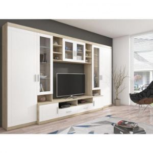 Obrazek Meblościanka Paris biały/sonoma