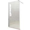 Obrazek Ścianka WALK-IN Soft 100x195 profil chrom