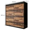 Obrazek Szafa Old Wood T 200 Czarny/Old Style