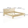 Obrazek Łóżko Buk LK189–200x200 naturalny
