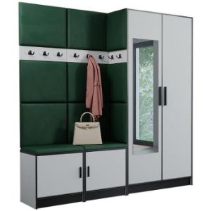Obrazek Garderoba Roj 21 biała + Kronos 19 zielona
