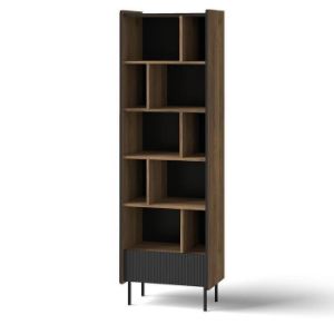 Obrazek Regał Prestigo P10 1s Orzech War/San Seb/Czarny Mat