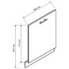 Obrazek Front Zmywarki Natalia 60PZ Szary Mat