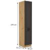 Obrazek Szafka kuchenna STILO grafit mat/artisan 40dk-210 2f