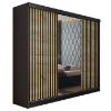 Obrazek Szafa Malani 200 L grafit/ front craft