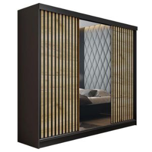 Obrazek Szafa Malani 200 L grafit/ front craft