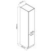 Obrazek Szafka Kuchenna Emily D40SŁ 2133 PL 2FR Dast Grey