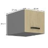 Obrazek  Szafka kuchenna SCANDI jodełka/antracyt 40 nagu-36 1f 