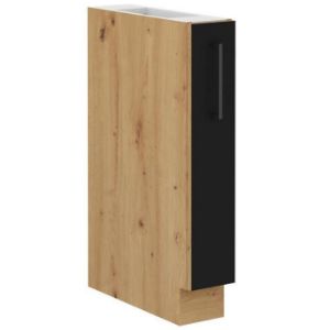 Obrazek Szafka kuchenna Modena 15d cargo bb czarny/dąb artisan
