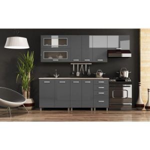 Obrazek Kuchnia Lucjan 240 bez blatu szara