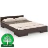Obrazek Łóżko drewniane bukowe Skandica Spectrum niskie 90x200 palisander