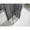 Obrazek Kabina prysznicowa Valentina Black 100/80/190 