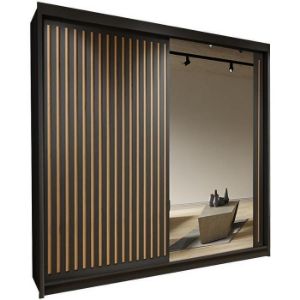 Obrazek Szafa Royal 203 Czarna/Lamela Wotan