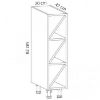 Obrazek Szafka kuchenna Gardena D20W white