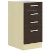Obrazek Szafka kuchenna Wiktoria chamonix/legno 40d 4s bb