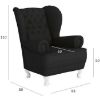 Obrazek Fotel Copenhagen Blanca 2316 nogi białe CZ