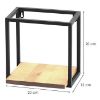 Obrazek Półka Loft KWS-715/00 20x15 czarny